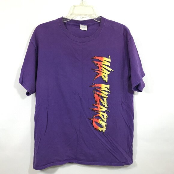 Monster Trucks War Wizard Graphic T-Shirt Purple Size L - Picture 3 of 5